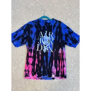 Nike Air Jordan T-shirt 1 Dunk Contest Sport 1985 Men Tie Dye Size Small